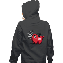 Load image into Gallery viewer, Daily_Deal_Shirts Zippered Hoodies, Unisex / Small / Dark Heather Swiss Devil
