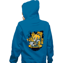 Load image into Gallery viewer, Daily_Deal_Shirts Zippered Hoodies, Unisex / Small / Royal Blue Chainsaw Power
