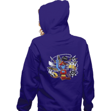 Load image into Gallery viewer, Shirts Zippered Hoodies, Unisex / Small / Violet Weapons Shop
