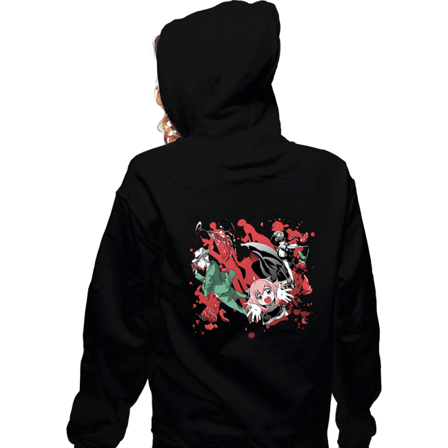 Shirts Zippered Hoodies, Unisex / Small / Black Spy Family Outing