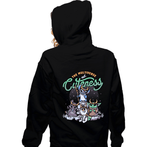 Shirts Zippered Hoodies, Unisex / Small / Black Multiverse Of Cuteness