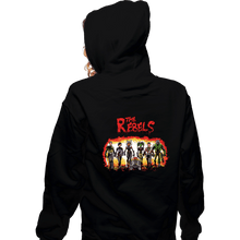 Load image into Gallery viewer, Secret_Shirts Zippered Hoodies, Unisex / Small / Black The Rebels
