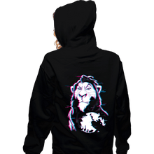 Load image into Gallery viewer, Daily_Deal_Shirts Zippered Hoodies, Unisex / Small / Black Glitched Scar
