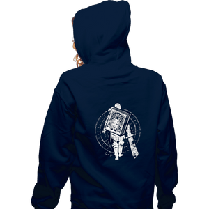 Shirts Zippered Hoodies, Unisex / Small / Navy Grimoire