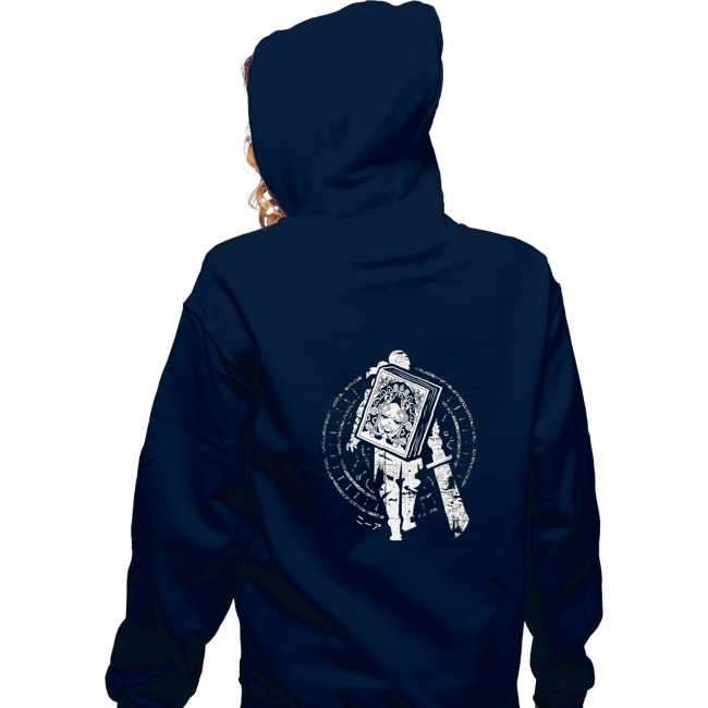 Shirts Zippered Hoodies, Unisex / Small / Navy Grimoire