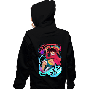 Shirts Zippered Hoodies, Unisex / Small / Black Luffy