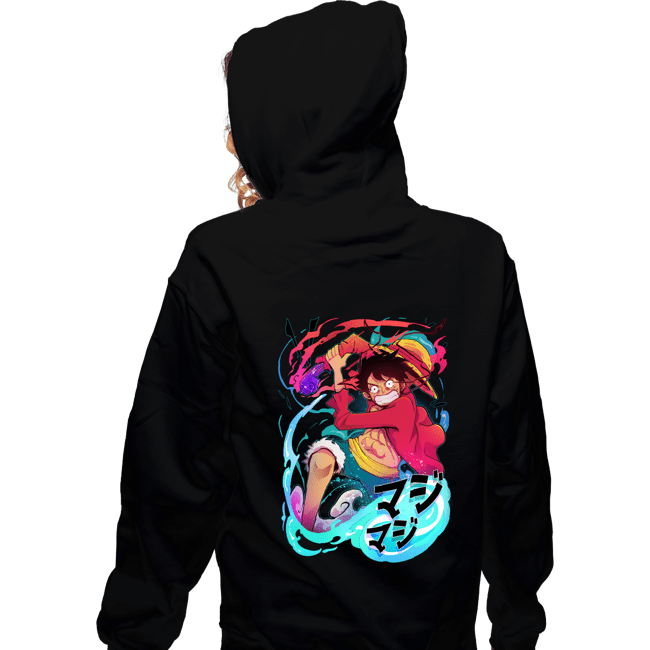 Shirts Zippered Hoodies, Unisex / Small / Black Luffy