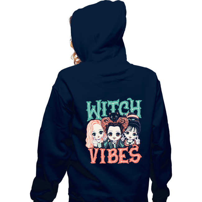 Daily_Deal_Shirts Zippered Hoodies, Unisex / Small / Navy Witch Vibes
