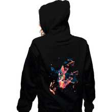 Load image into Gallery viewer, Daily_Deal_Shirts Zippered Hoodies, Unisex / Small / Black Cat Pillars Of Creation
