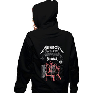 Shirts Zippered Hoodies, Unisex / Small / Black Munson World Tour