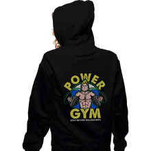 Load image into Gallery viewer, Secret_Shirts Zippered Hoodies, Unisex / Small / Black Lemillion Gym
