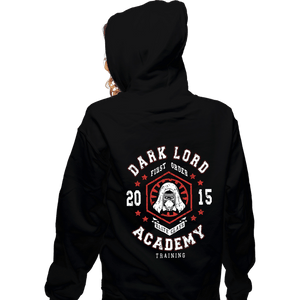 Shirts Zippered Hoodies, Unisex / Small / Black Dark Lord Academy