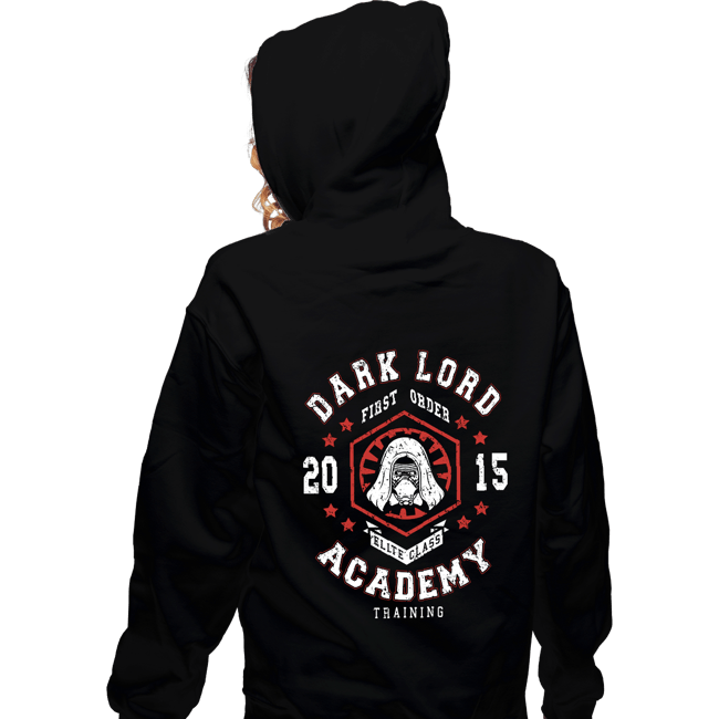 Shirts Zippered Hoodies, Unisex / Small / Black Dark Lord Academy