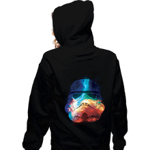 Load image into Gallery viewer, Daily_Deal_Shirts Zippered Hoodies, Unisex / Small / Black Galactic Stormtrooper

