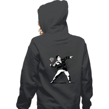 Load image into Gallery viewer, Secret_Shirts Zippered Hoodies, Unisex / Small / Dark Heather I&#39;m The Bodyguard
