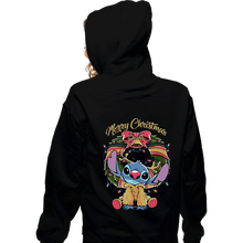 Load image into Gallery viewer, Daily_Deal_Shirts Zippered Hoodies, Unisex / Small / Black Stitch Xmas
