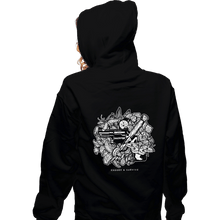 Load image into Gallery viewer, Secret_Shirts Zippered Hoodies, Unisex / Small / Black Endure - Survive
