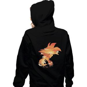 Shirts Zippered Hoodies, Unisex / Small / Black The First super Saiyan