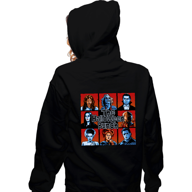 Daily_Deal_Shirts Zippered Hoodies, Unisex / Small / Black Halloween Bunch