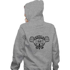 Shirts Zippered Hoodies, Unisex / Small / Sports Grey Kong's Gym