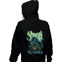 Load image into Gallery viewer, Shirts Zippered Hoodies, Unisex / Small / Black Monstrous Prince Of Darkness
