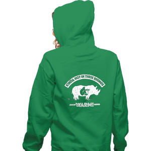 Daily_Deal_Shirts Zippered Hoodies, Unisex / Small / Irish Green Warm!
