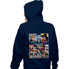 Load image into Gallery viewer, Daily_Deal_Shirts Zippered Hoodies, Unisex / Small / Navy Time Fighters 3rd vs 4th
