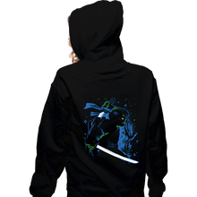 Load image into Gallery viewer, Daily_Deal_Shirts Zippered Hoodies, Unisex / Small / Black Leader Ninja
