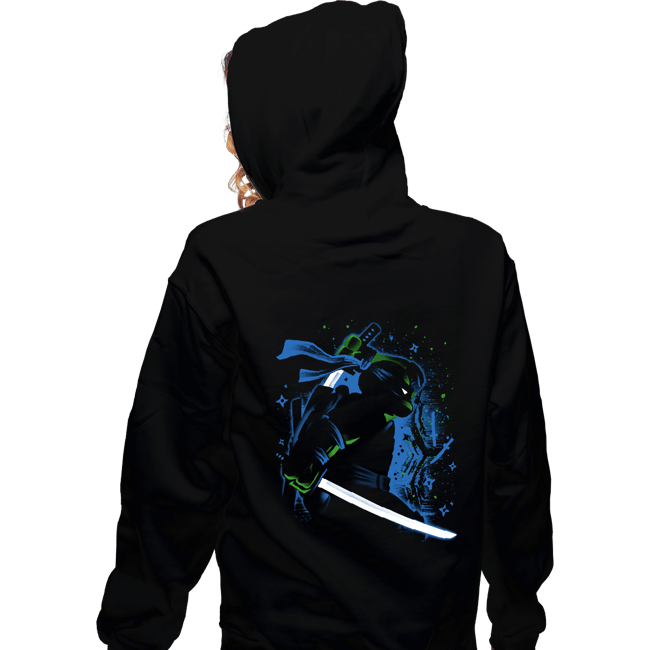 Daily_Deal_Shirts Zippered Hoodies, Unisex / Small / Black Leader Ninja
