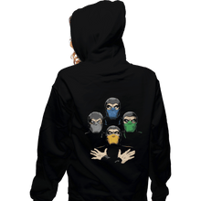 Load image into Gallery viewer, Secret_Shirts Zippered Hoodies, Unisex / Small / Black Mortal Rhapsody Secret Sale
