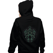 Load image into Gallery viewer, Shirts Zippered Hoodies, Unisex / Small / Black Great Cthulhu
