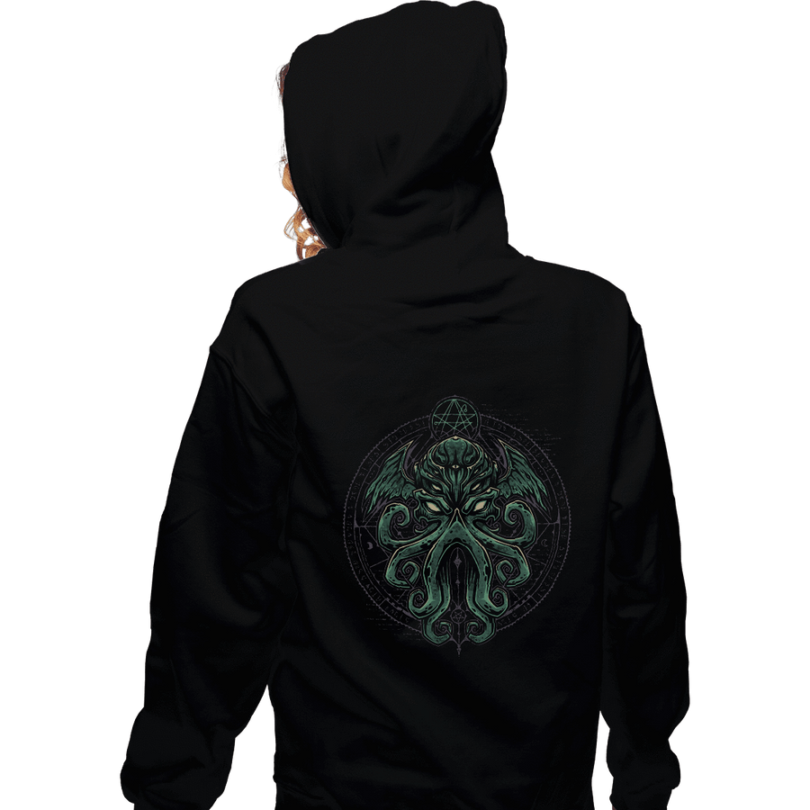 Shirts Zippered Hoodies, Unisex / Small / Black Great Cthulhu