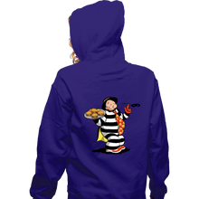 Load image into Gallery viewer, Shirts Zippered Hoodies, Unisex / Small / Violet The Thief
