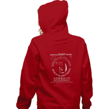 Load image into Gallery viewer, Daily_Deal_Shirts Zippered Hoodies, Unisex / Small / Red Space Coyote Sriracha
