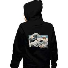 Load image into Gallery viewer, Shirts Zippered Hoodies, Unisex / Small / Black The Great Wave Of Spirits
