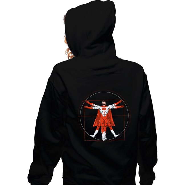 Daily_Deal_Shirts Zippered Hoodies, Unisex / Small / Black Vitruvian Viltrumite