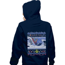 Load image into Gallery viewer, Shirts Pullover Hoodies, Unisex / Small / Navy Cuddly As A Cactus
