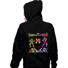 Load image into Gallery viewer, Shirts Zippered Hoodies, Unisex / Small / Black Shredder Battle

