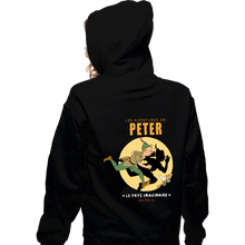 Load image into Gallery viewer, Shirts Zippered Hoodies, Unisex / Small / Black Les Adventures De Peter
