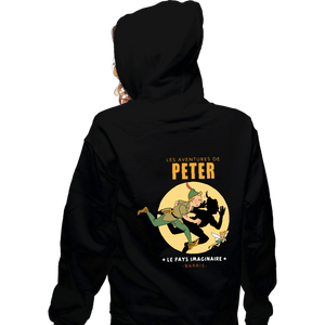 Shirts Zippered Hoodies, Unisex / Small / Black Les Adventures De Peter