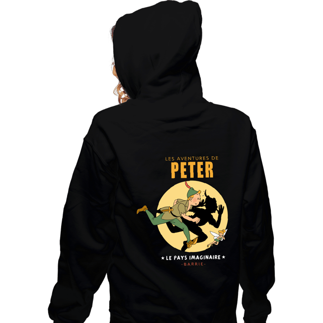Shirts Zippered Hoodies, Unisex / Small / Black Les Adventures De Peter