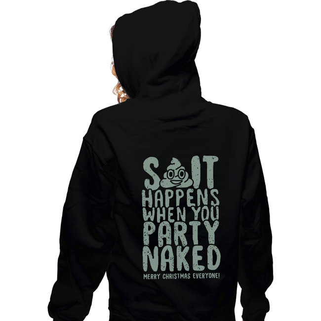 Shirts Zippered Hoodies, Unisex / Small / Black Shit Happens