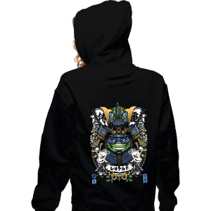 Daily_Deal_Shirts Zippered Hoodies, Unisex / Small / Black Samurai Leo