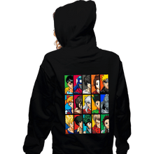 Load image into Gallery viewer, Daily_Deal_Shirts Zippered Hoodies, Unisex / Small / Black Anime VS Anime
