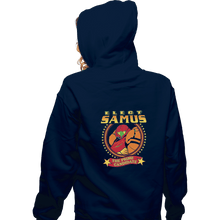 Load image into Gallery viewer, Shirts Pullover Hoodies, Unisex / Small / Navy Elect Samus - The Prime Candidate
