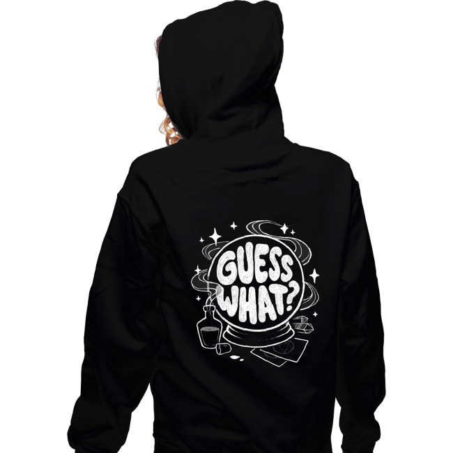 Daily_Deal_Shirts Zippered Hoodies, Unisex / Small / Black Crystal Ball
