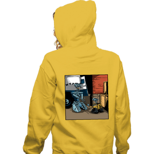 Secret_Shirts Zippered Hoodies, Unisex / Small / White Imposter Robot