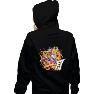 Shirts Pullover Hoodies, Unisex / Small / Black Samurai Moon