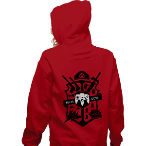 Shirts Zippered Hoodies, Unisex / Small / Red House Of 64 Crest