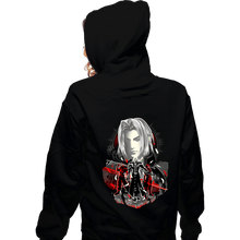 Load image into Gallery viewer, Daily_Deal_Shirts Zippered Hoodies, Unisex / Small / Black Sephiroth
